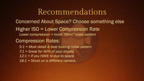 Red Epic Dragon vs Red Epic MX: Compression Test: Recommendations