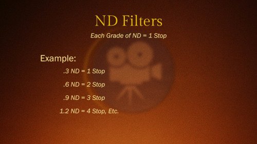 ND Filter Grades - Camera Lesson 17