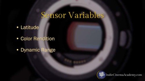 Sensor Variables on Digital Video Cameras