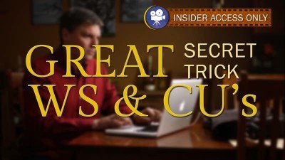 Secret Filtration and Lighting Trick: Get Great Wide Shots and Close-Ups