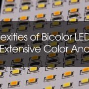 Complexities of Bicolor LED Lights: An Extensive Color Analysis